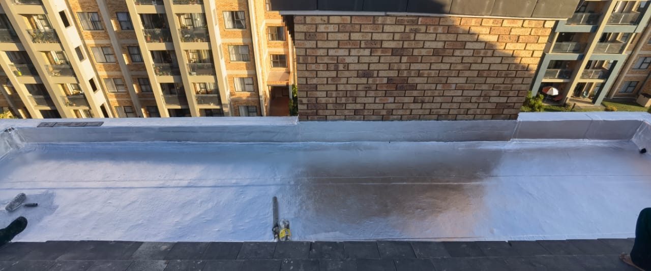 After roofing